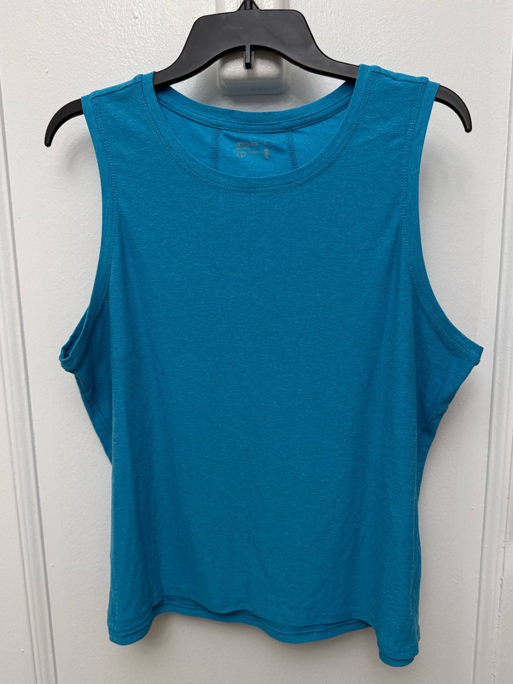 Jockey Sleeveless Teal Blue Activewear Tank Top Size XL